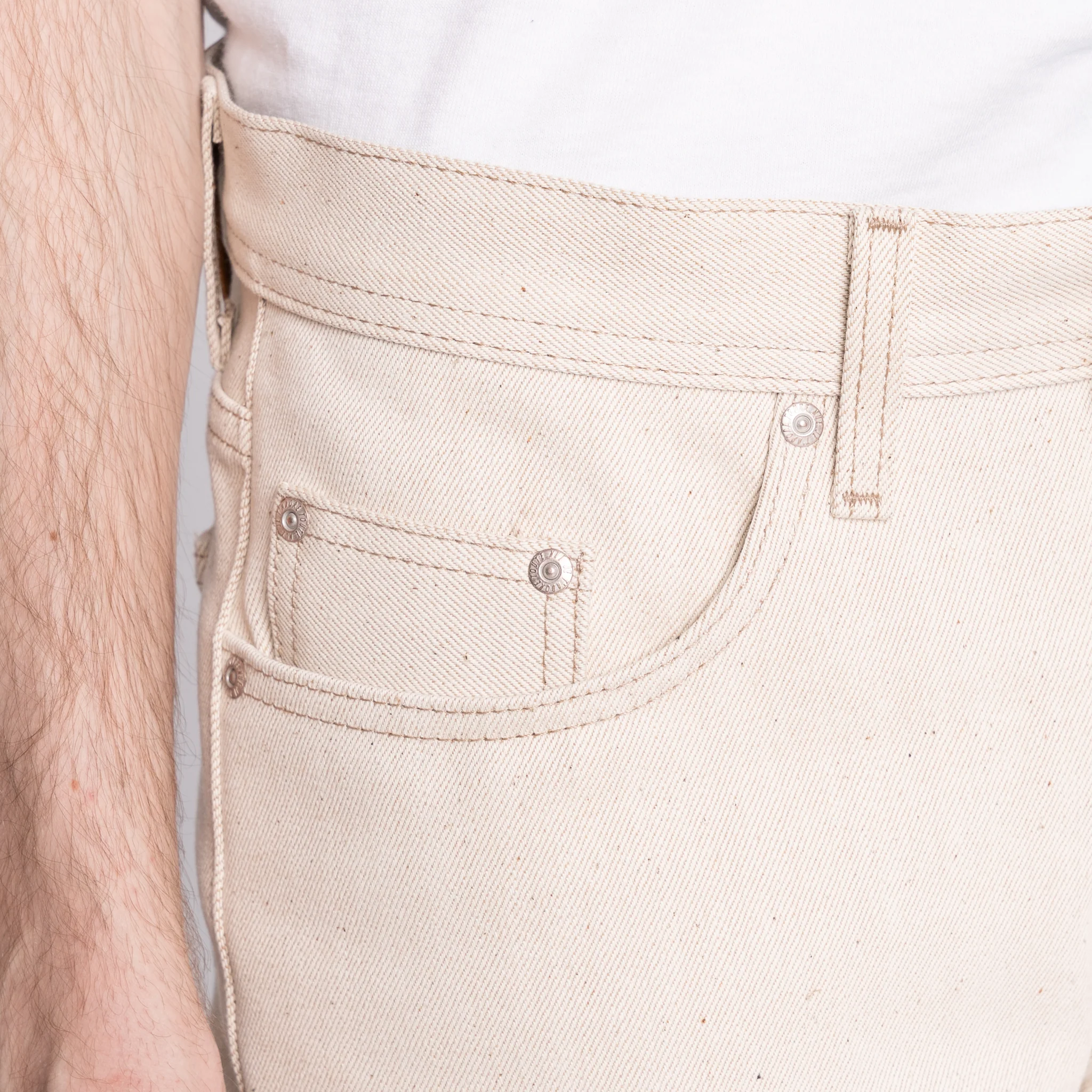 Weird Guy - All Natural Ecru Foxfibre® Selvedge - Image 5