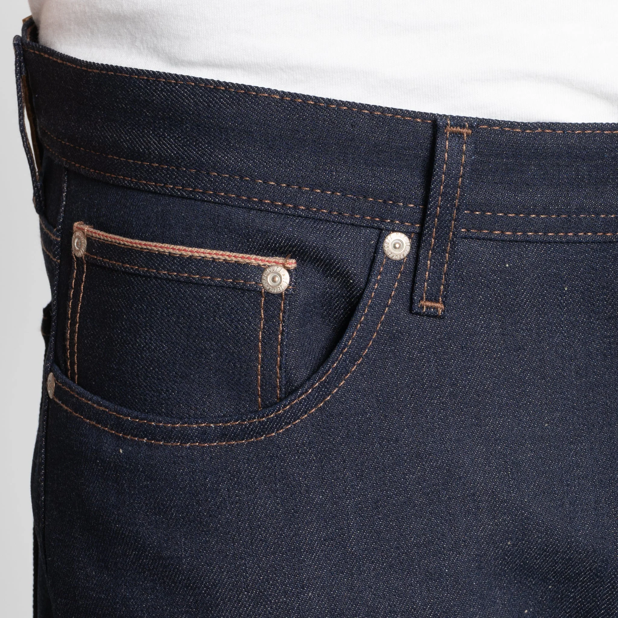 Weird Guy - Coffee Dye Selvedge - Indigo - Image 5