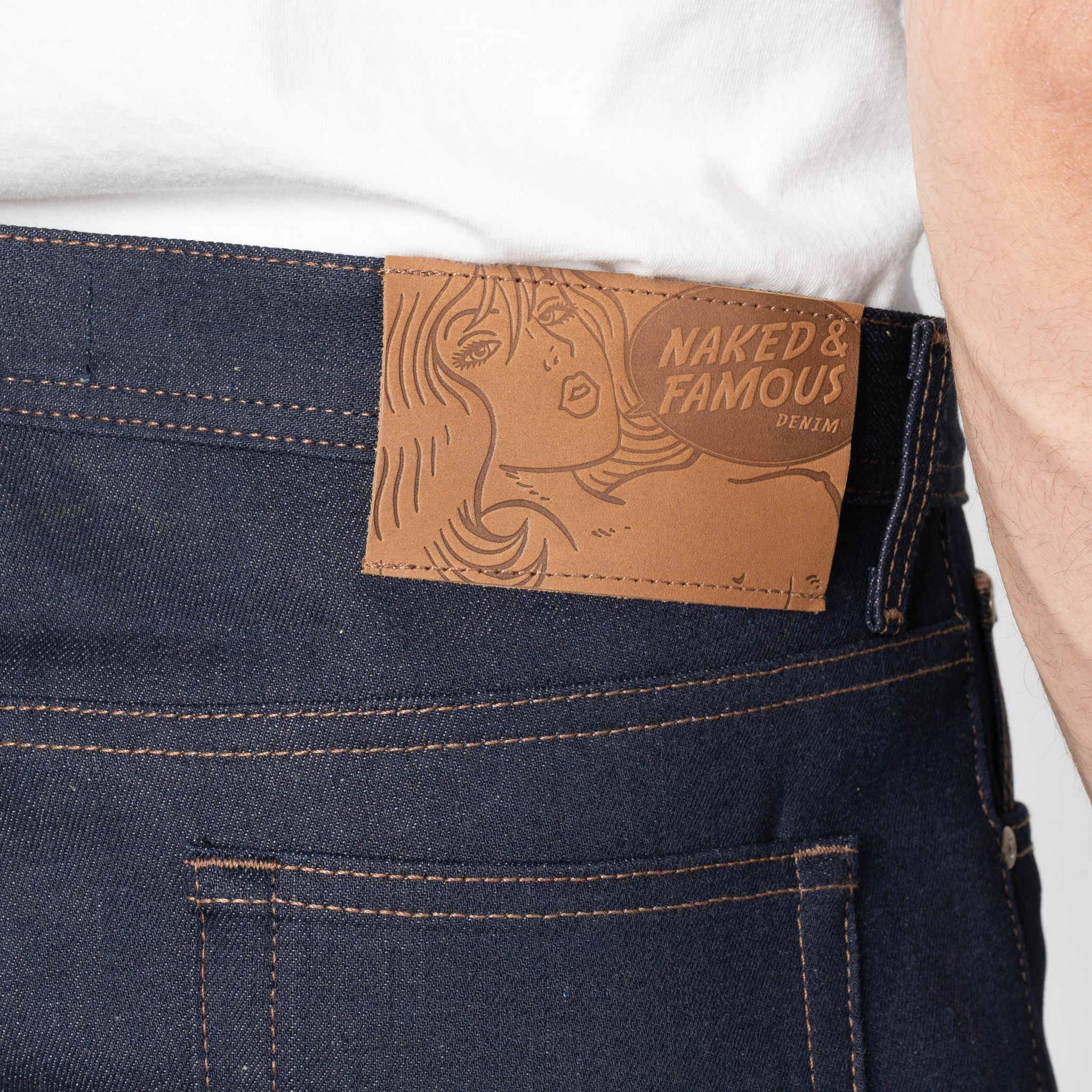 Weird Guy - Coffee Dye Selvedge - Indigo - Image 6