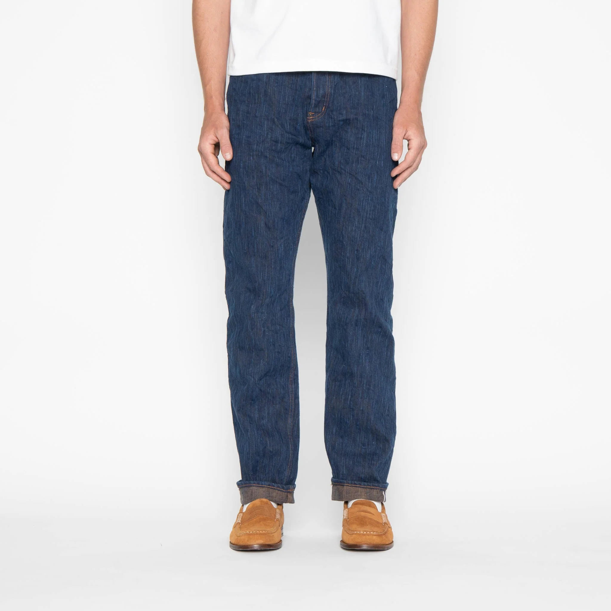 Weird Guy - MIJ15 - Hand Dyed Natural Indigo Kakishibu Intangible Cultural Treasure Selvedge Denim - Image 2