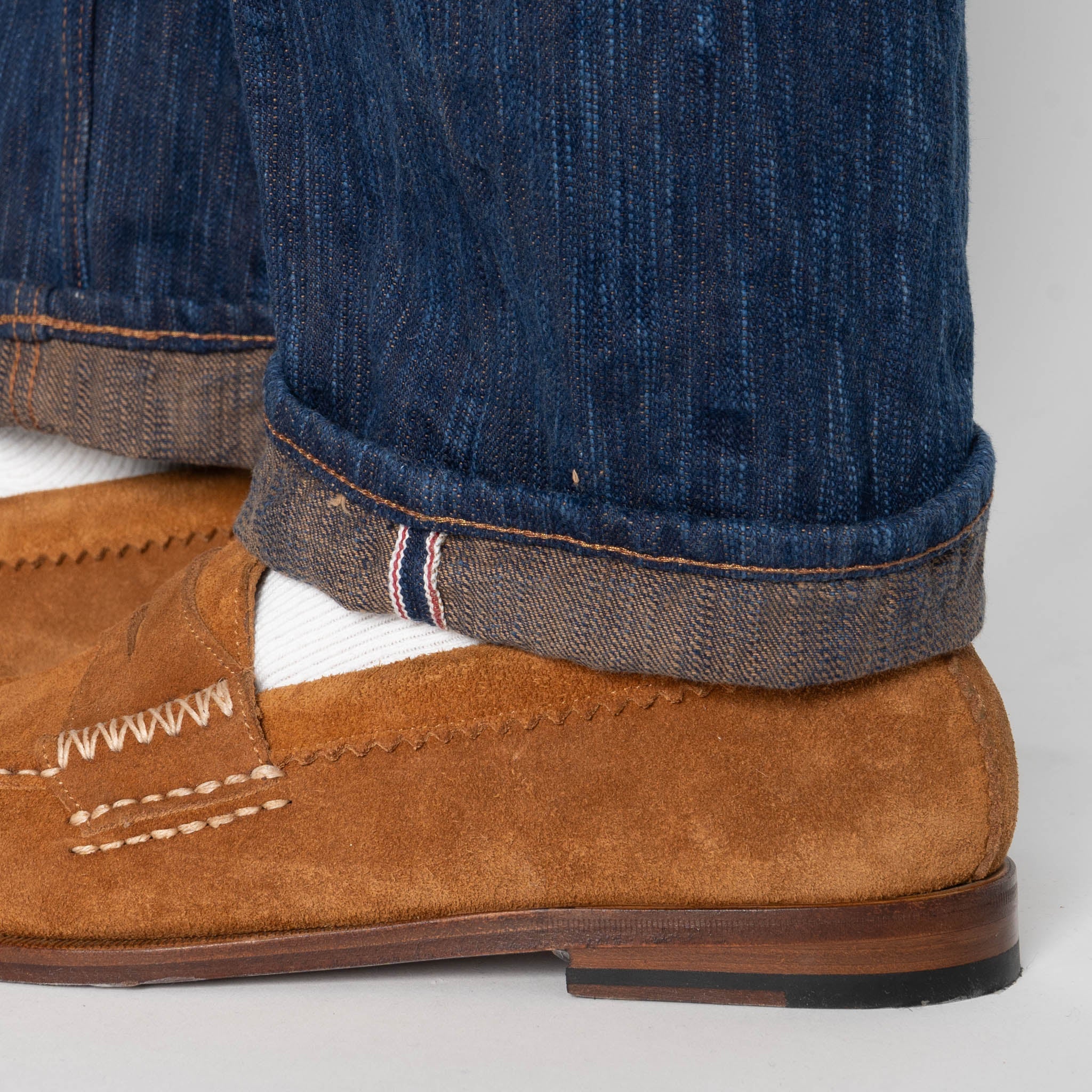 Weird Guy - MIJ15 - Hand Dyed Natural Indigo Kakishibu Intangible Cultural Treasure Selvedge Denim - Image 7