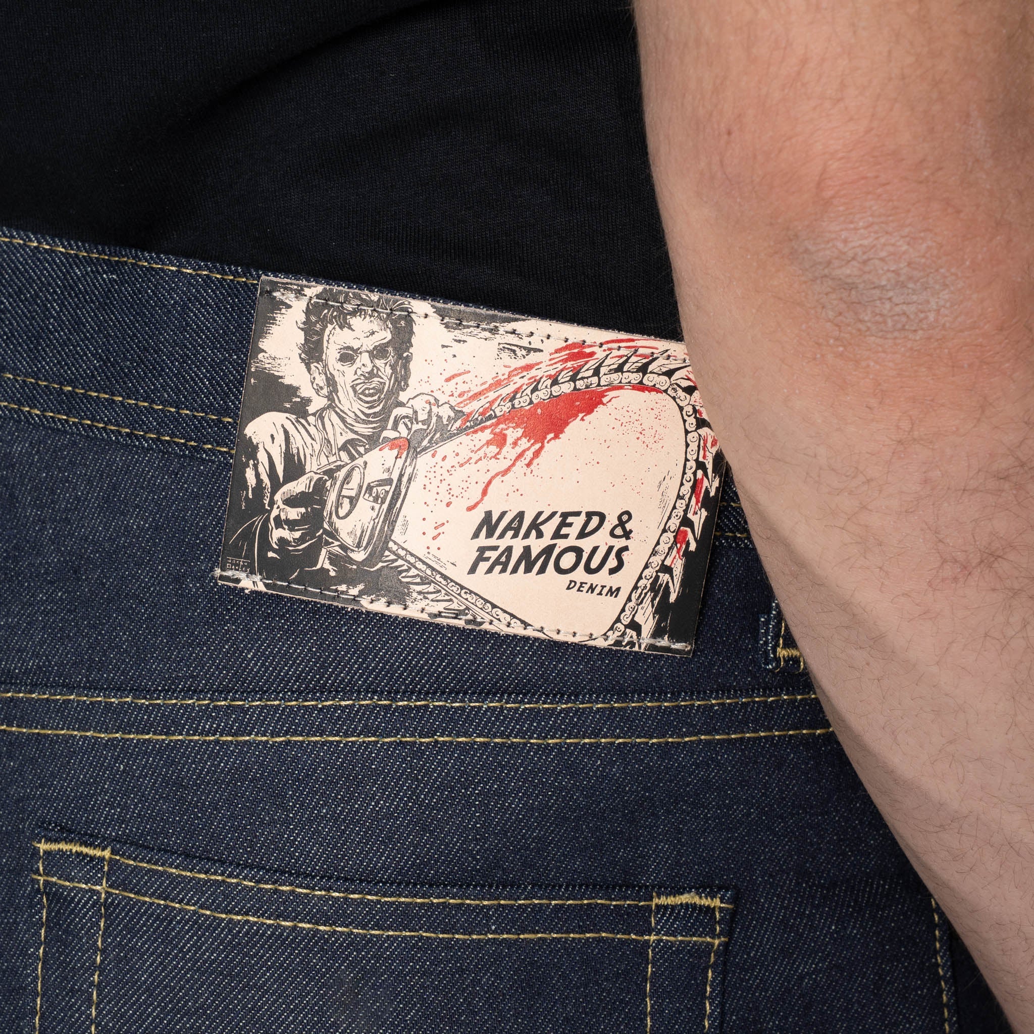 Weird Guy - Texas Chainsaw Massacre "Leatherface" Selvedge - Indigo - Image 6