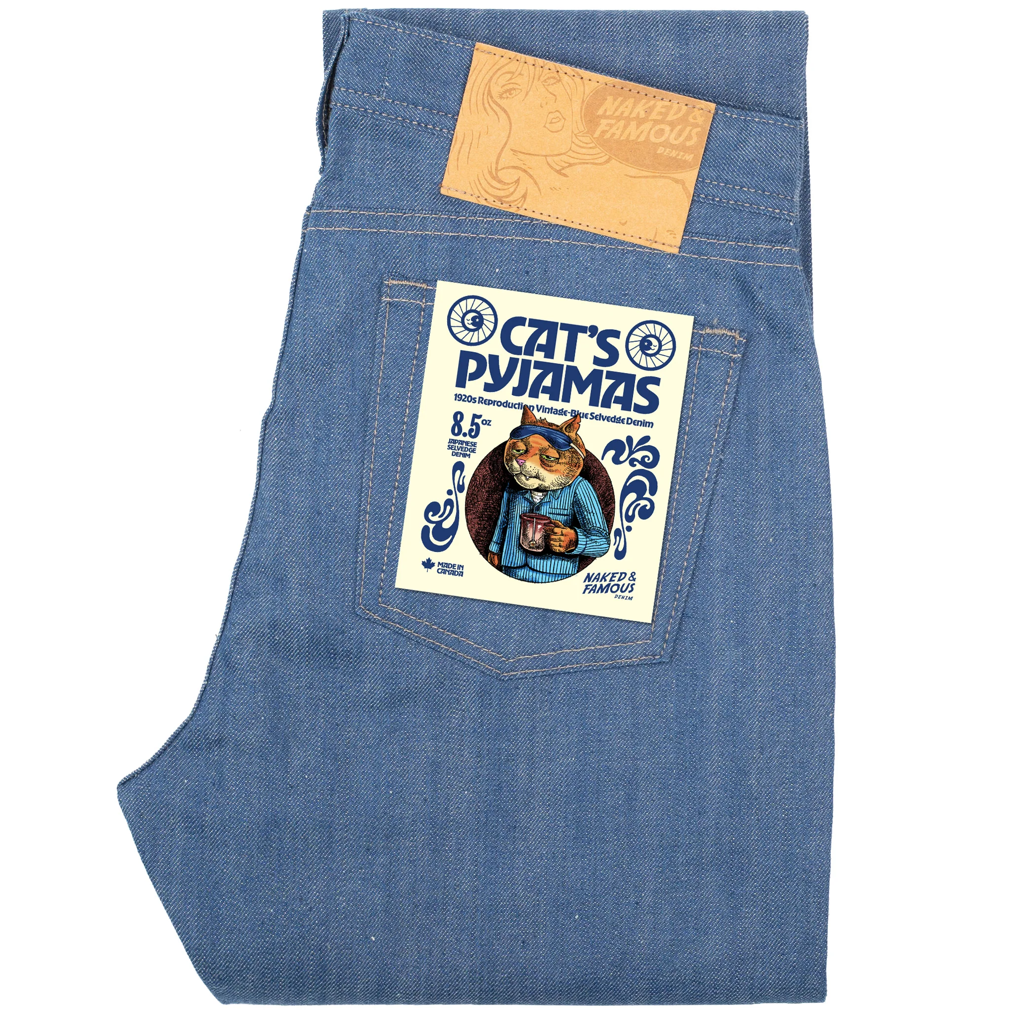 Weird Guy - The Cat’s Pyjamas Selvedge - Blue