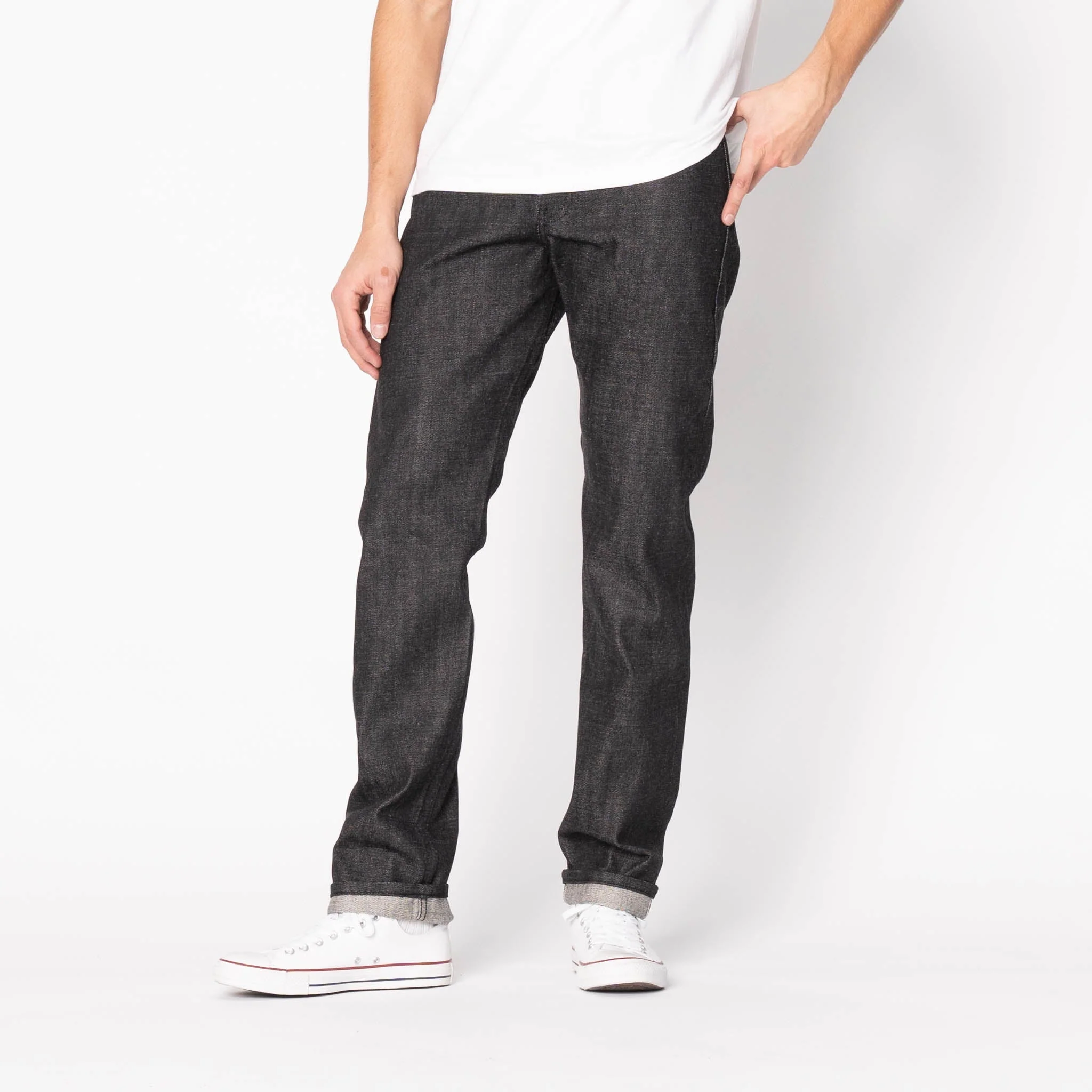 Weird Guy - Yatagarasu Selvedge - Black - Image 2
