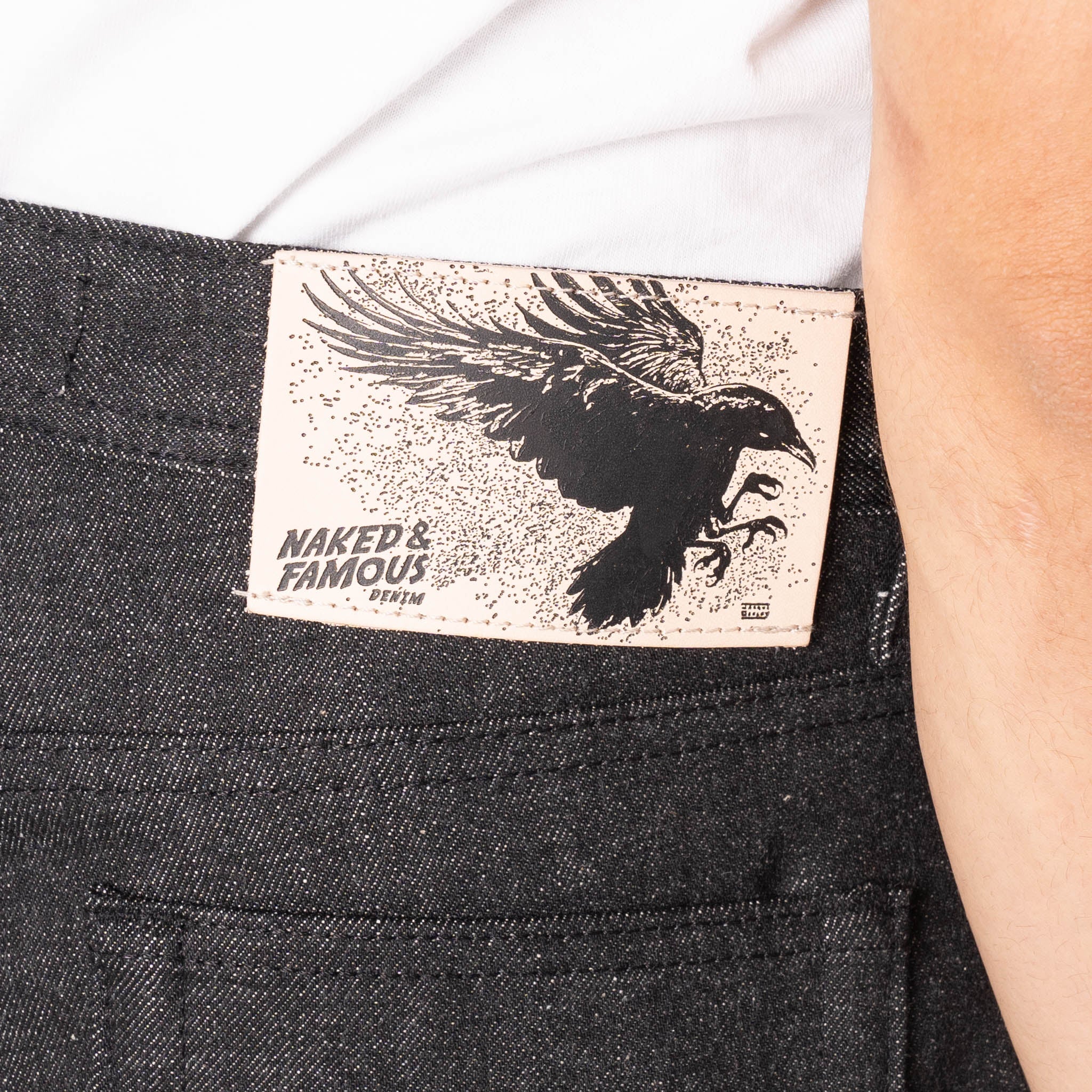 Weird Guy - Yatagarasu Selvedge - Black - Image 5