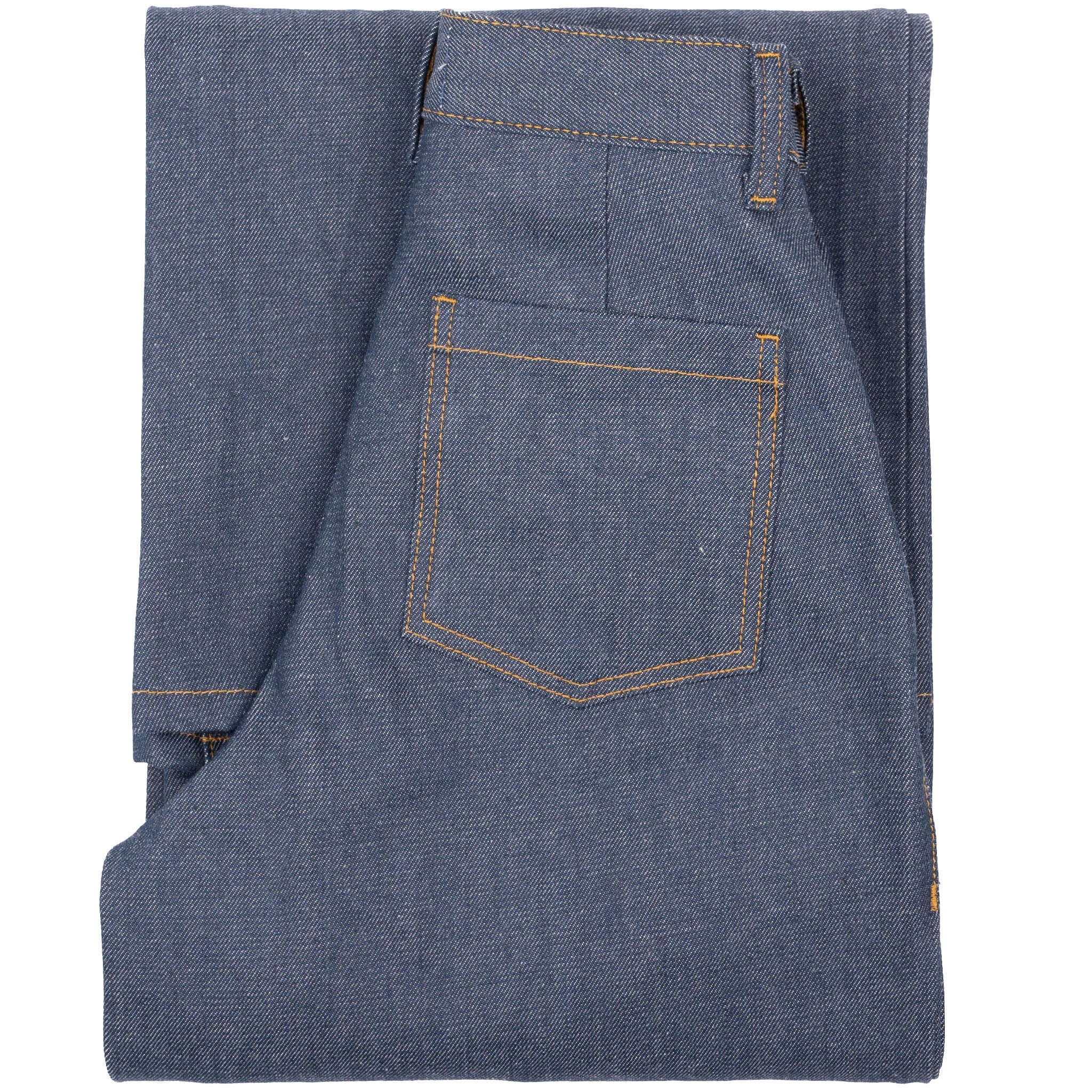 Wide Leg Trouser - Natural Indigo - Indigo - Image 3