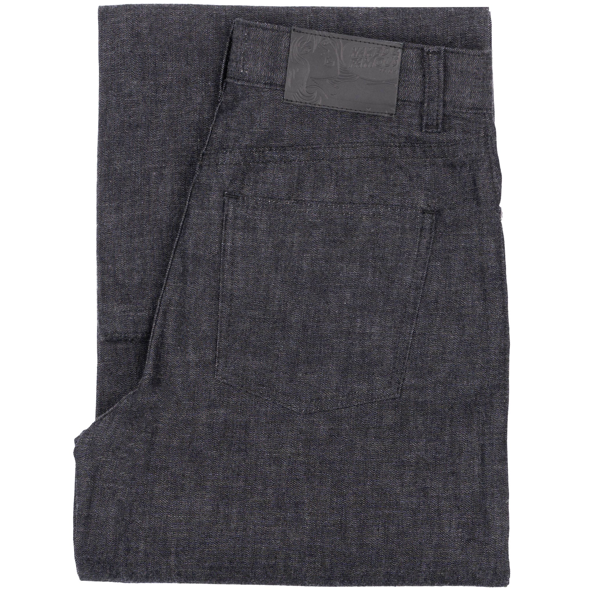 Wide Wild West - Black Lightweight Denim - Black