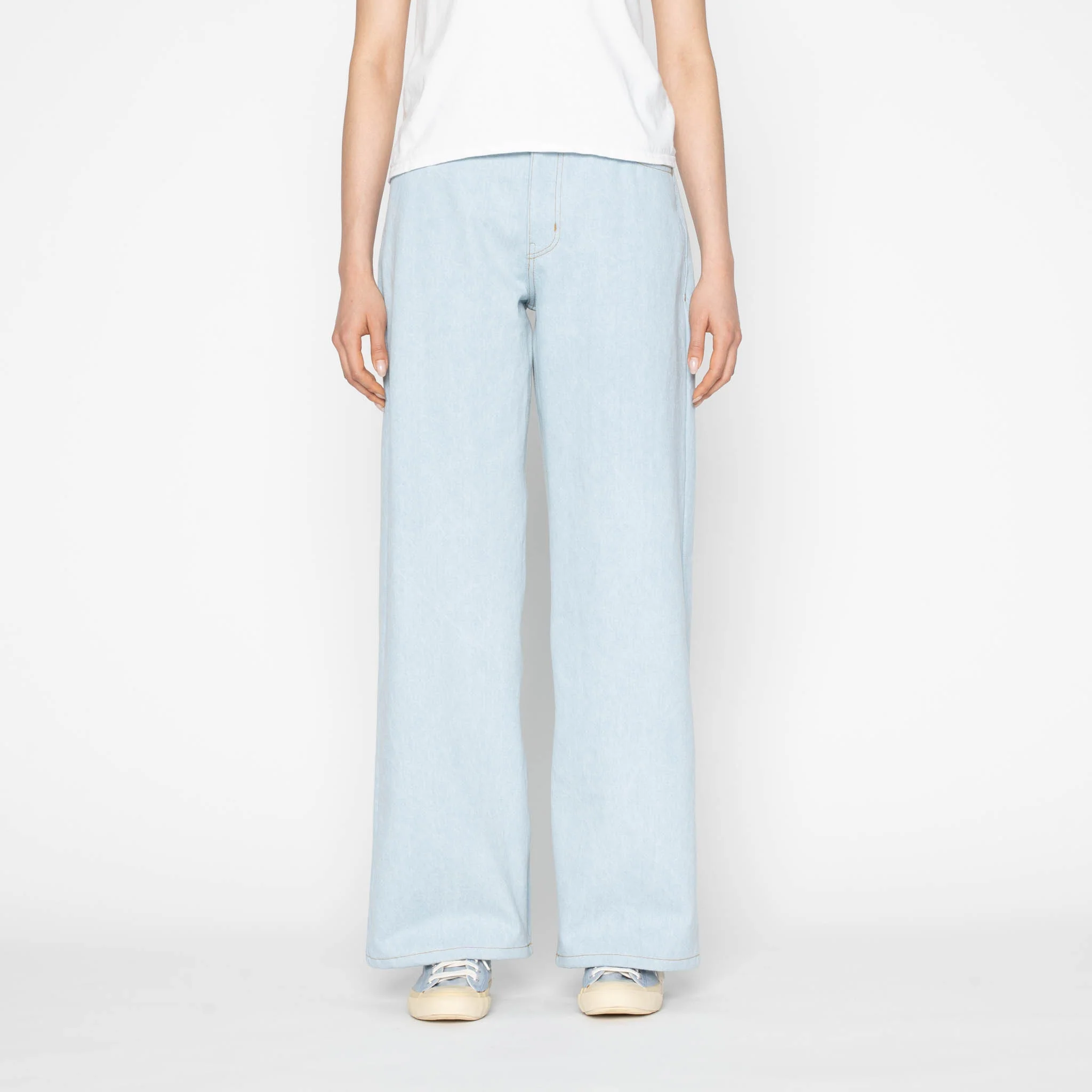 Wide Wild West - Secret Agent Denim - Bleach Blue - Image 2