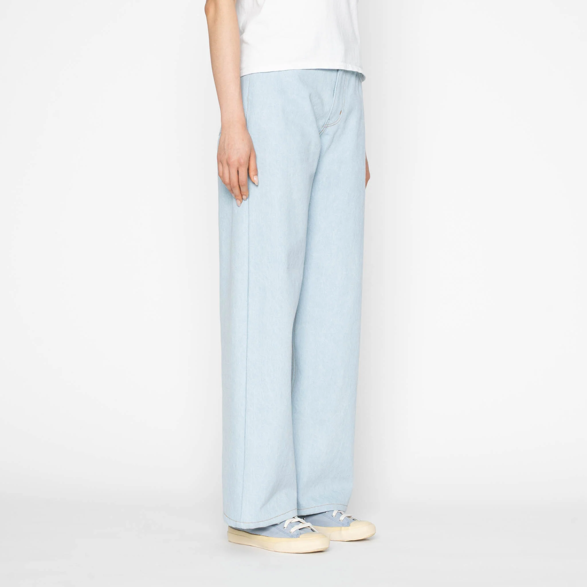 Wide Wild West - Secret Agent Denim - Bleach Blue - Image 3