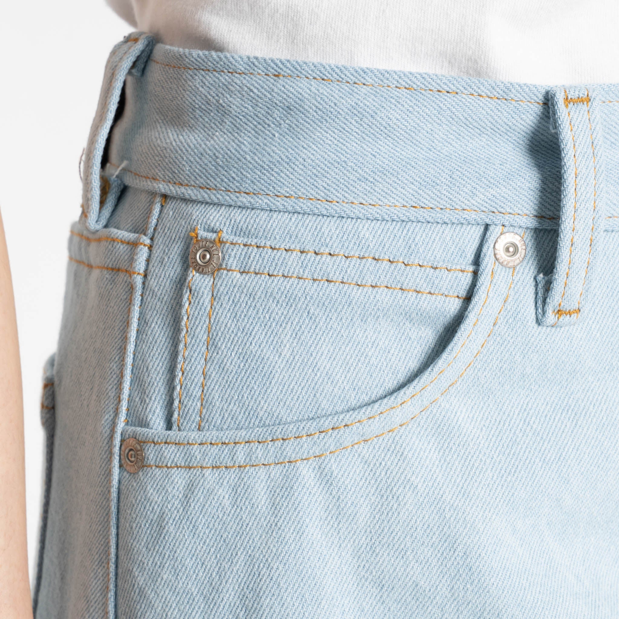 Wide Wild West - Secret Agent Denim - Bleach Blue - Image 5
