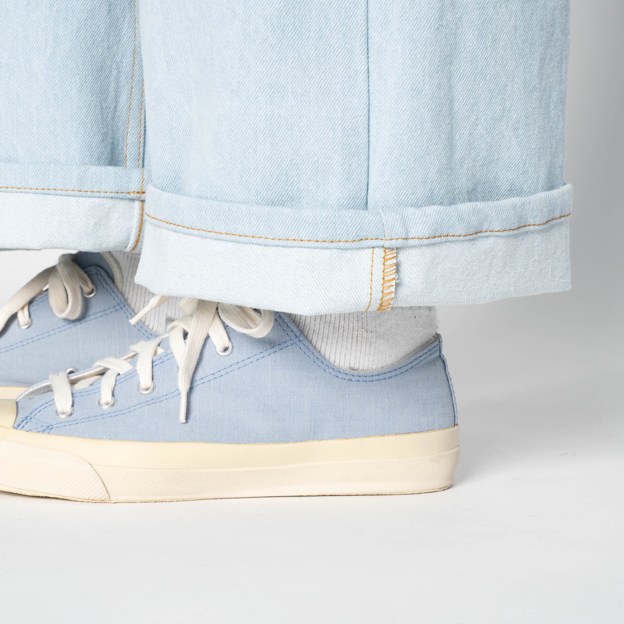 Wide Wild West - Secret Agent Denim - Bleach Blue - Image 7