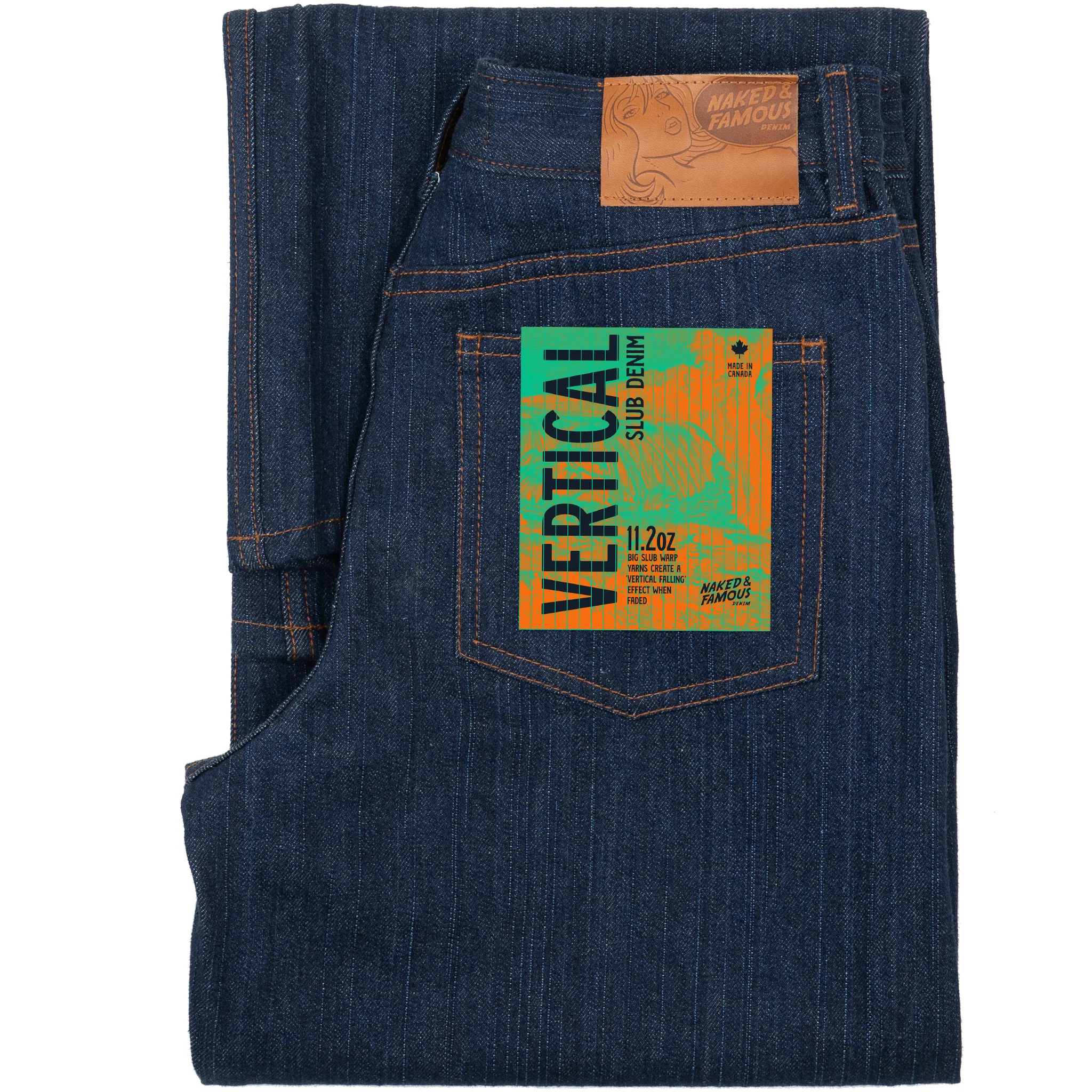 Wide Wild West   -   Vertical Slub Denim