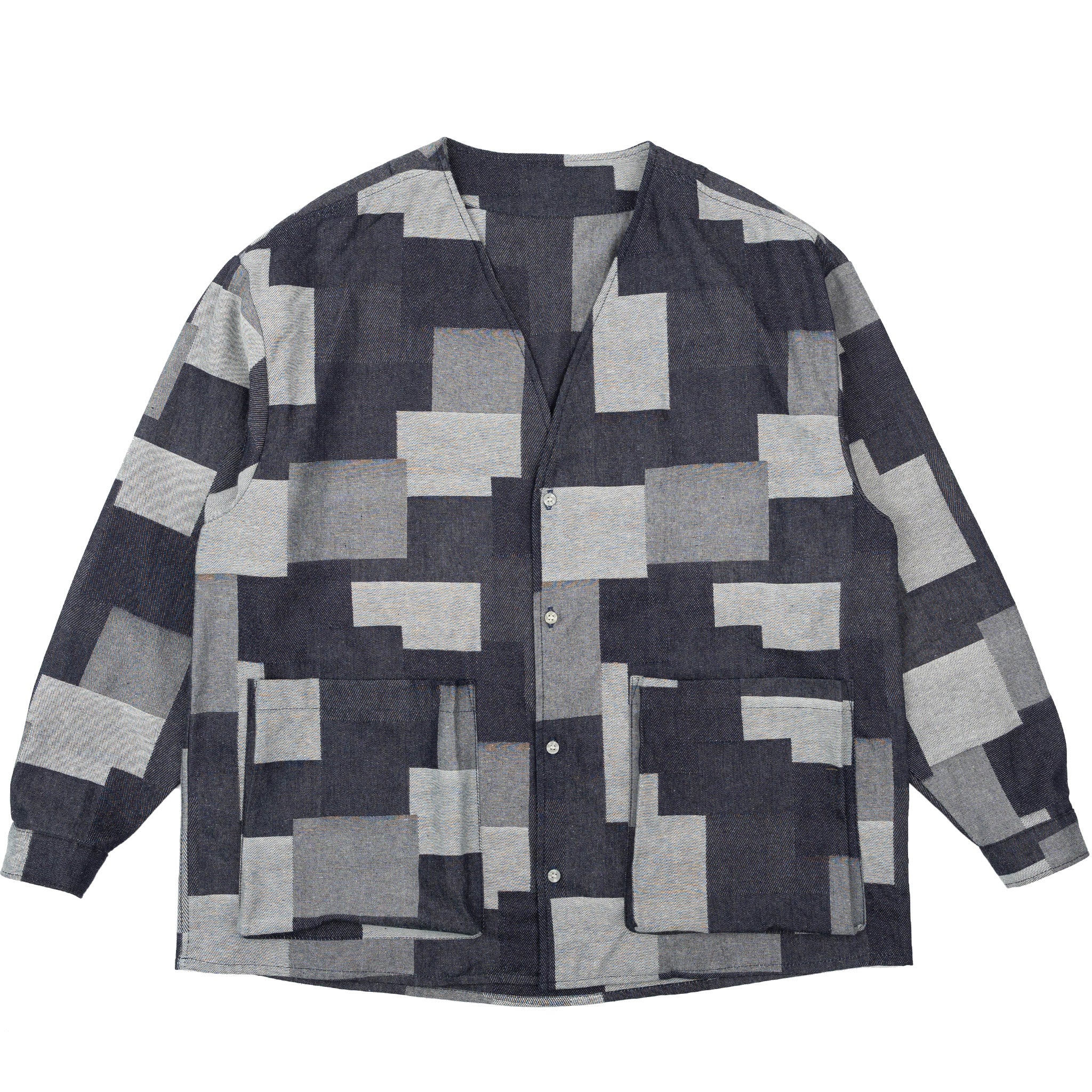 Wise Guy Jacket - Jacquard Denim - Indigo