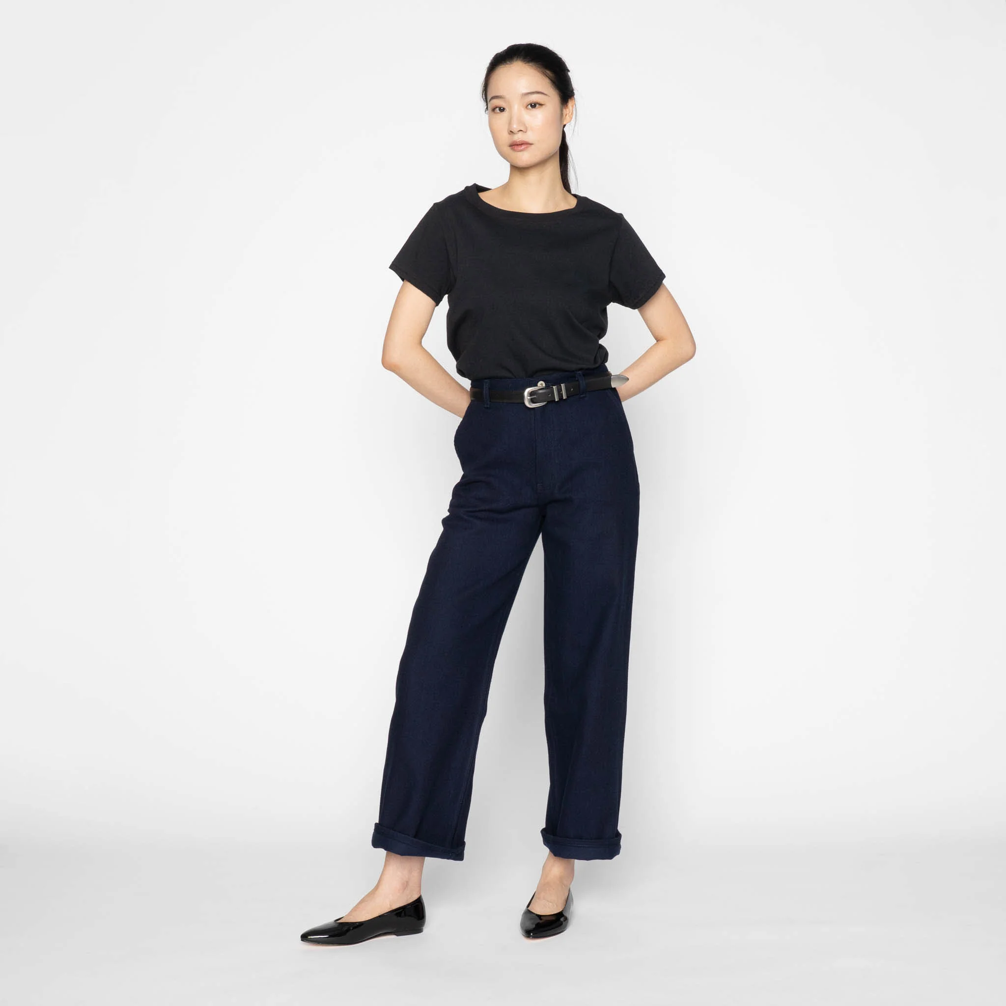Jessie - Womens Buffalo Belt - Black - Image 4