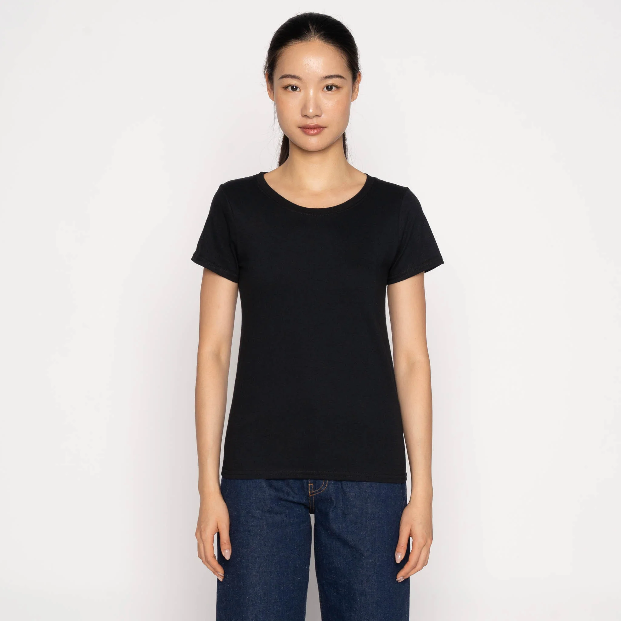 Women's - Circular Knit Ballet Tee - Double Ring-Spun Cotton - Image 2