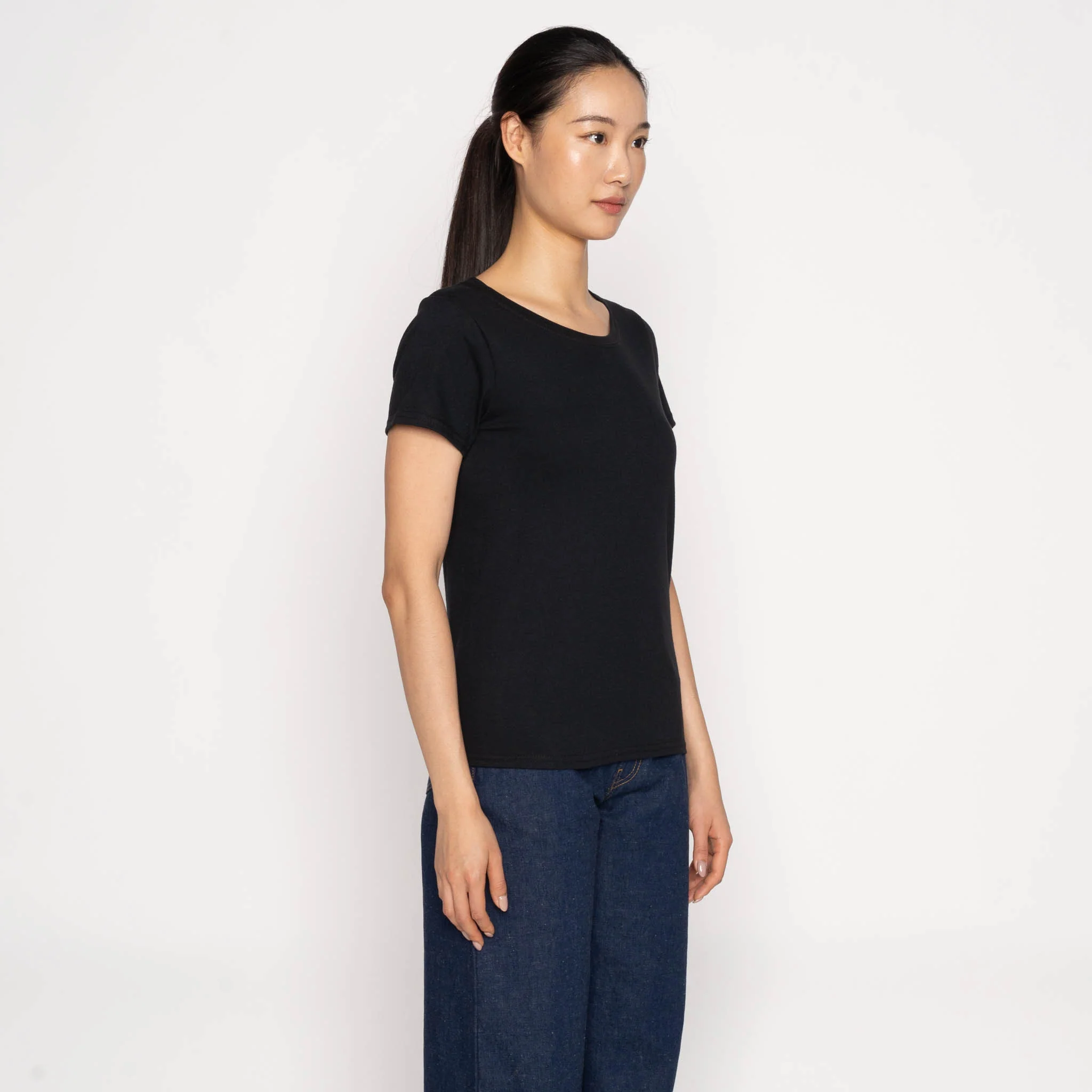 Women's - Circular Knit Ballet Tee - Double Ring-Spun Cotton - Image 3