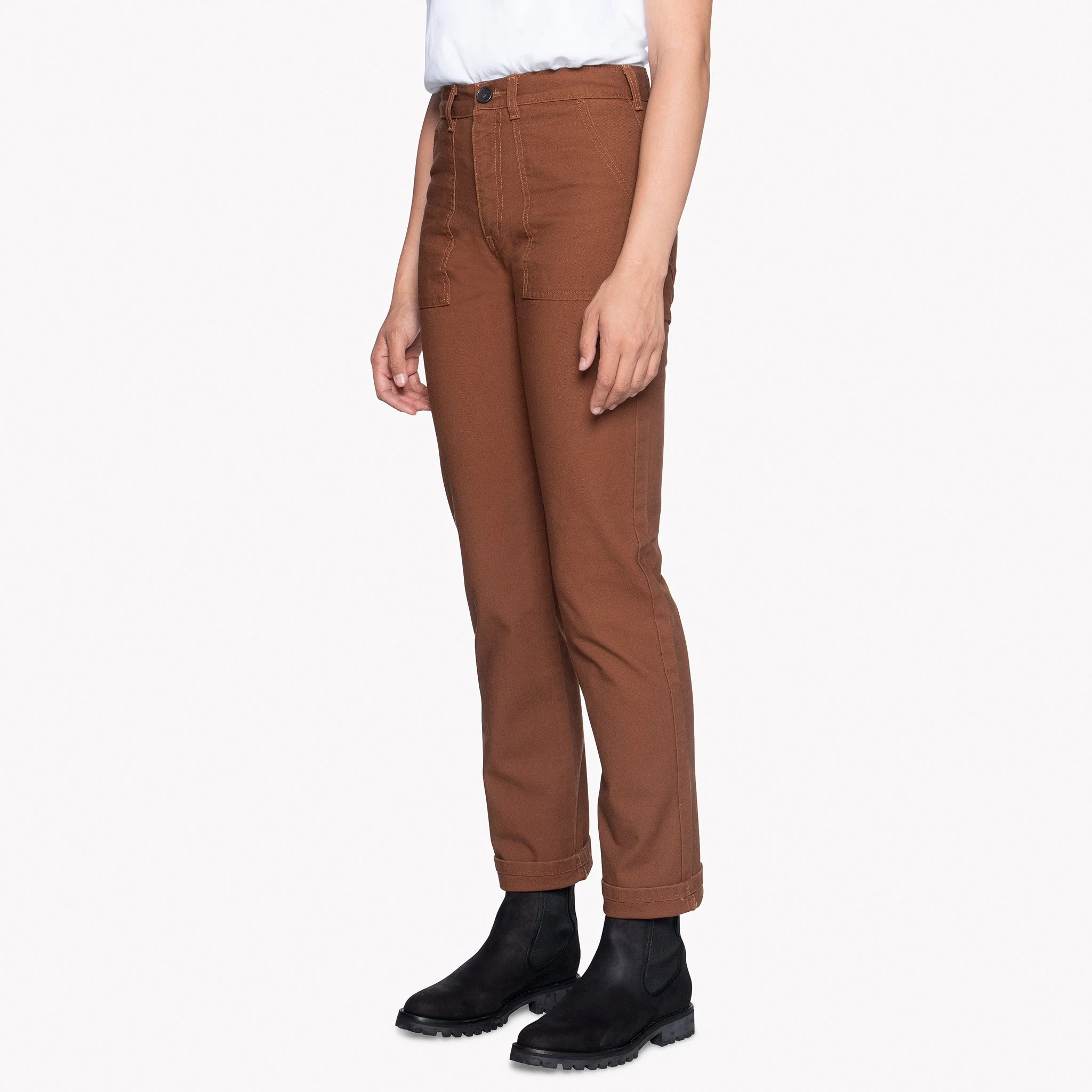 Women's - Fatigue Pant - Brick Canvas - Image 3