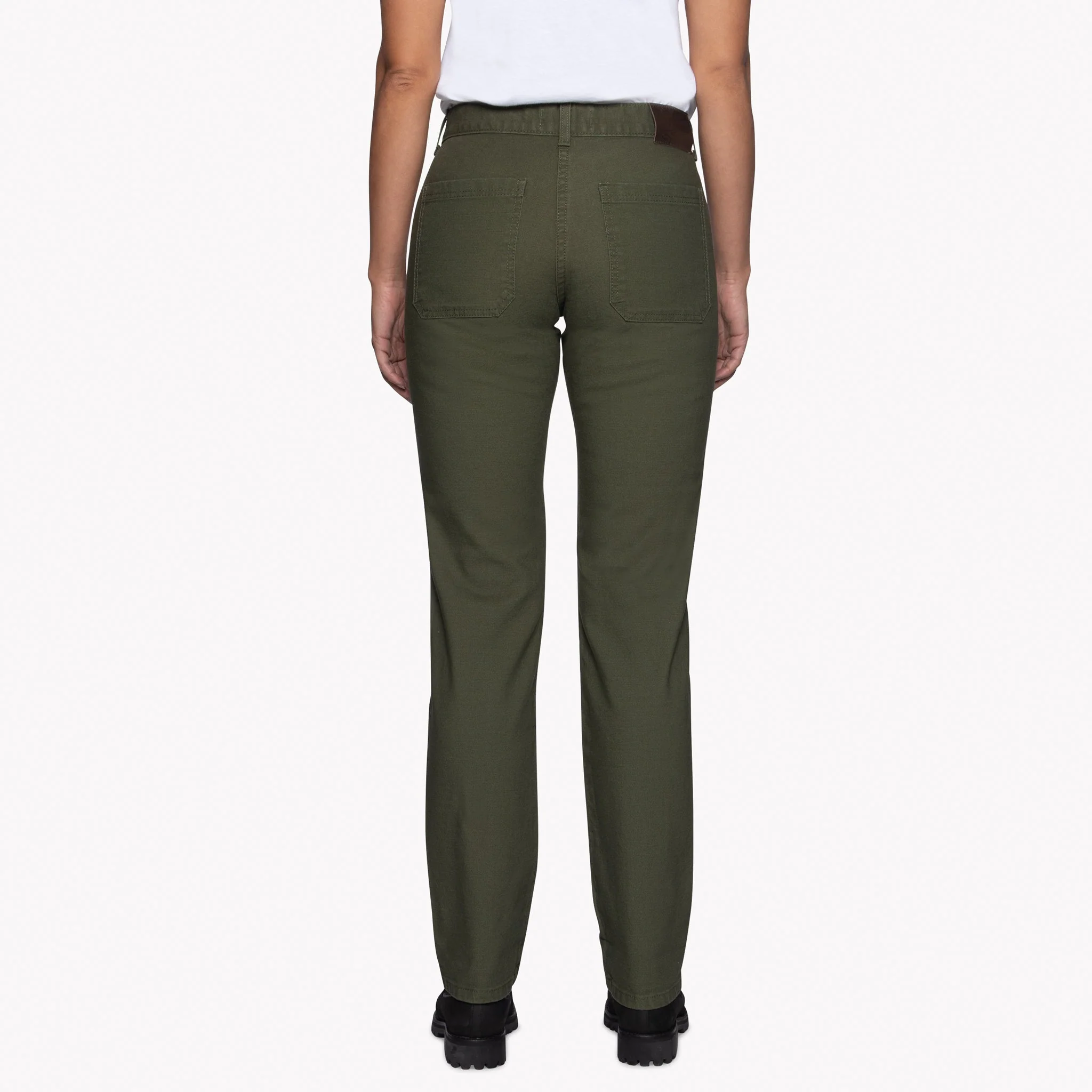 Women's - Fatigue Pant - Green Canvas - Image 4