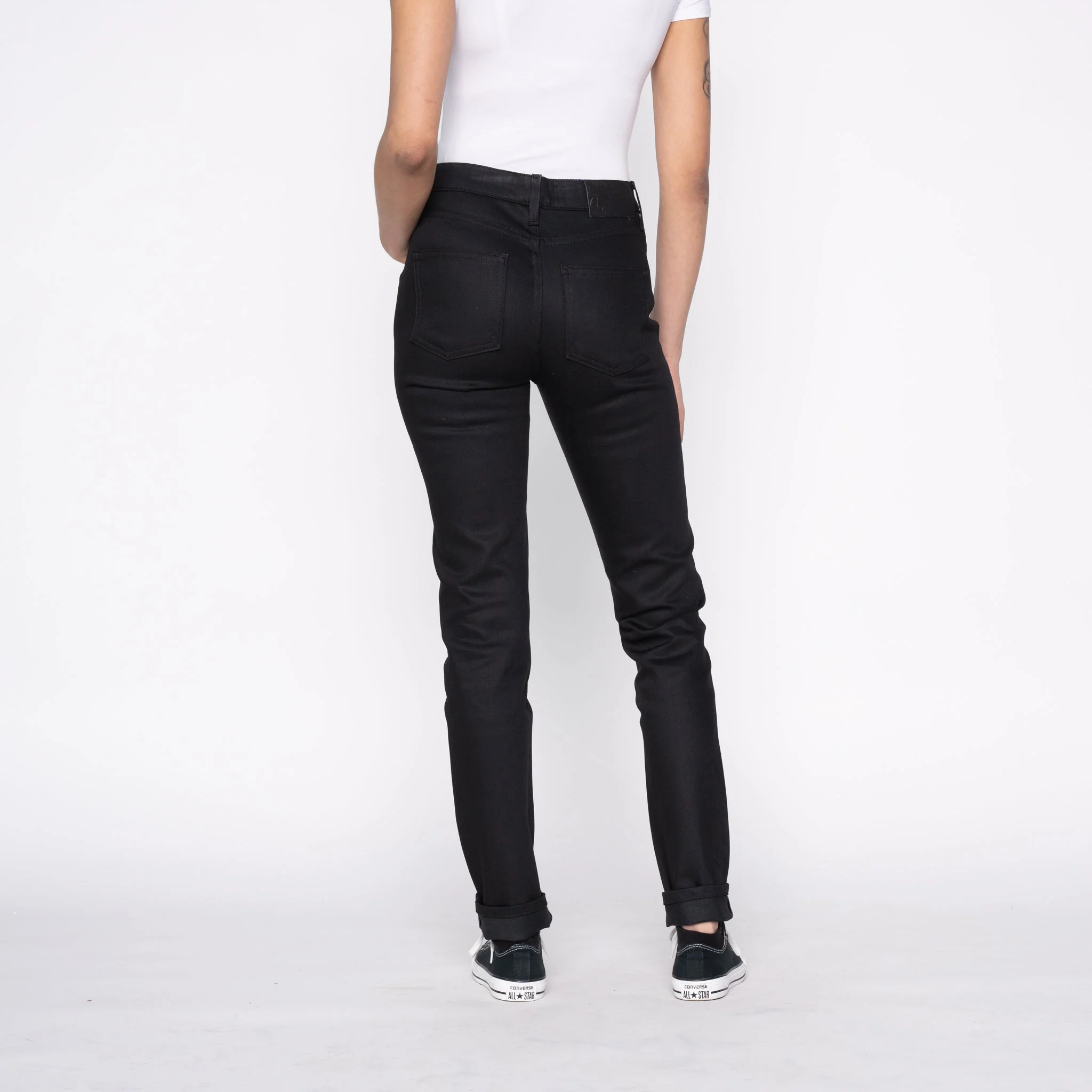 Women's - High Skinny - Black Cobra Stretch Selvedge - Image 3