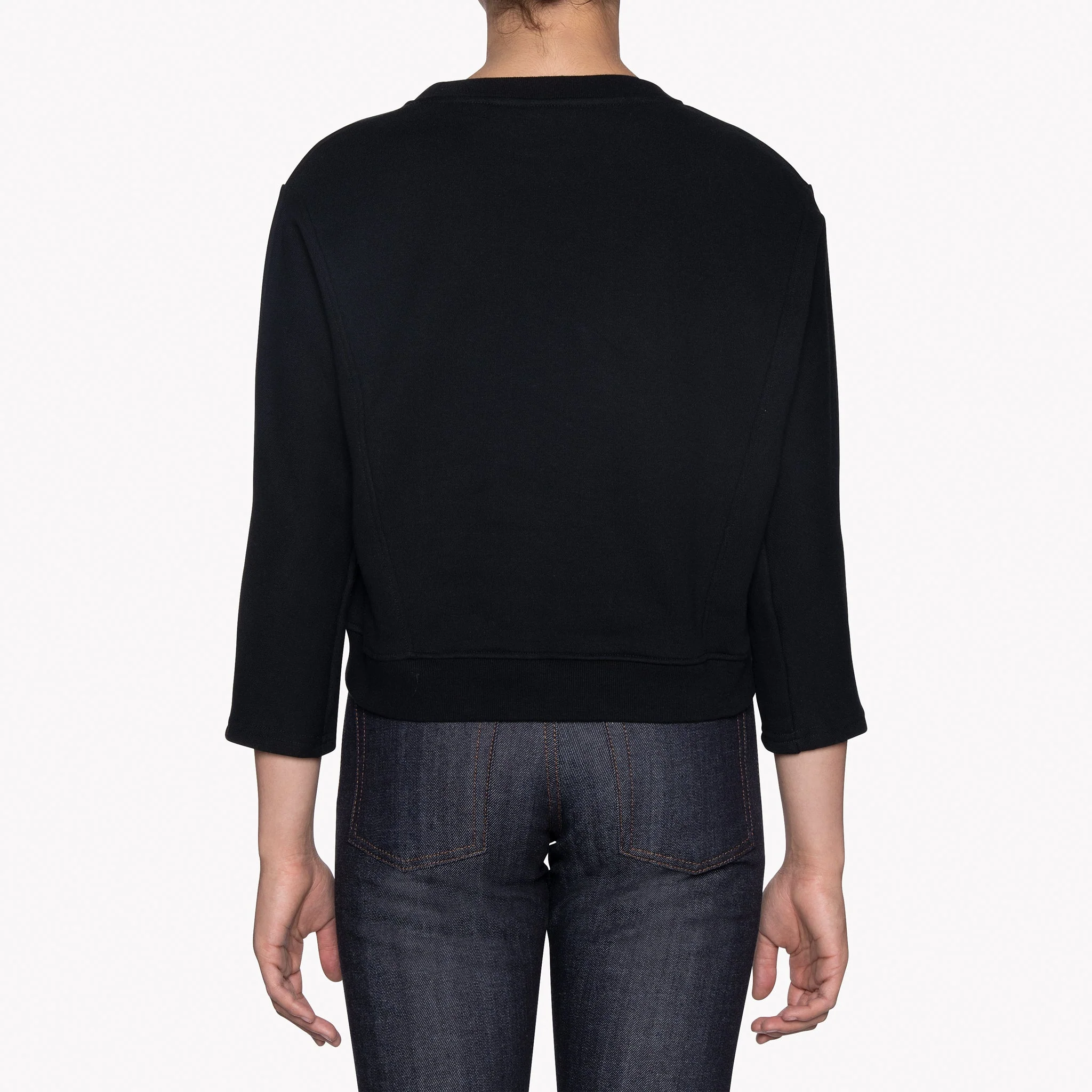 Women's - Smart Crew - Terry - Black - Image 4