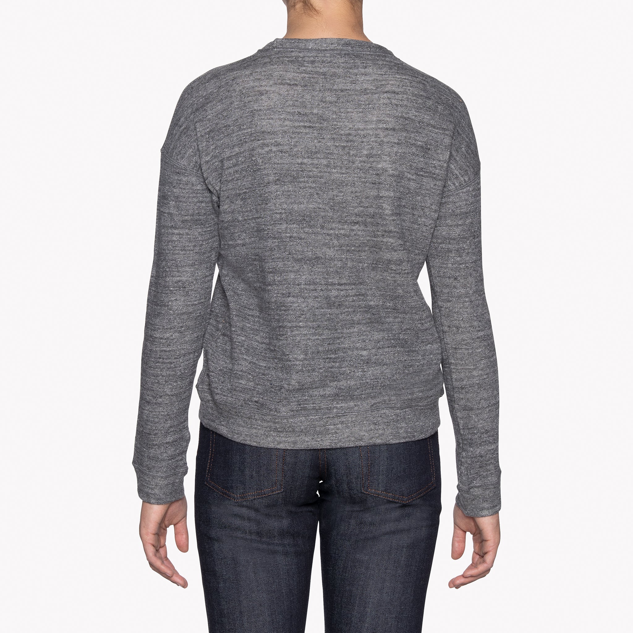 Women's -  Weekend Crew - Vintage Doubleface - Charcoal - Image 4