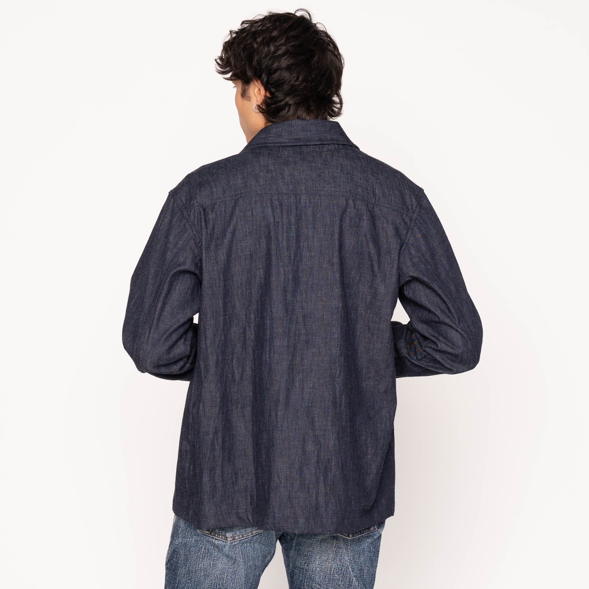 Work Shirt - 10oz Rinsed Denim - Image 3