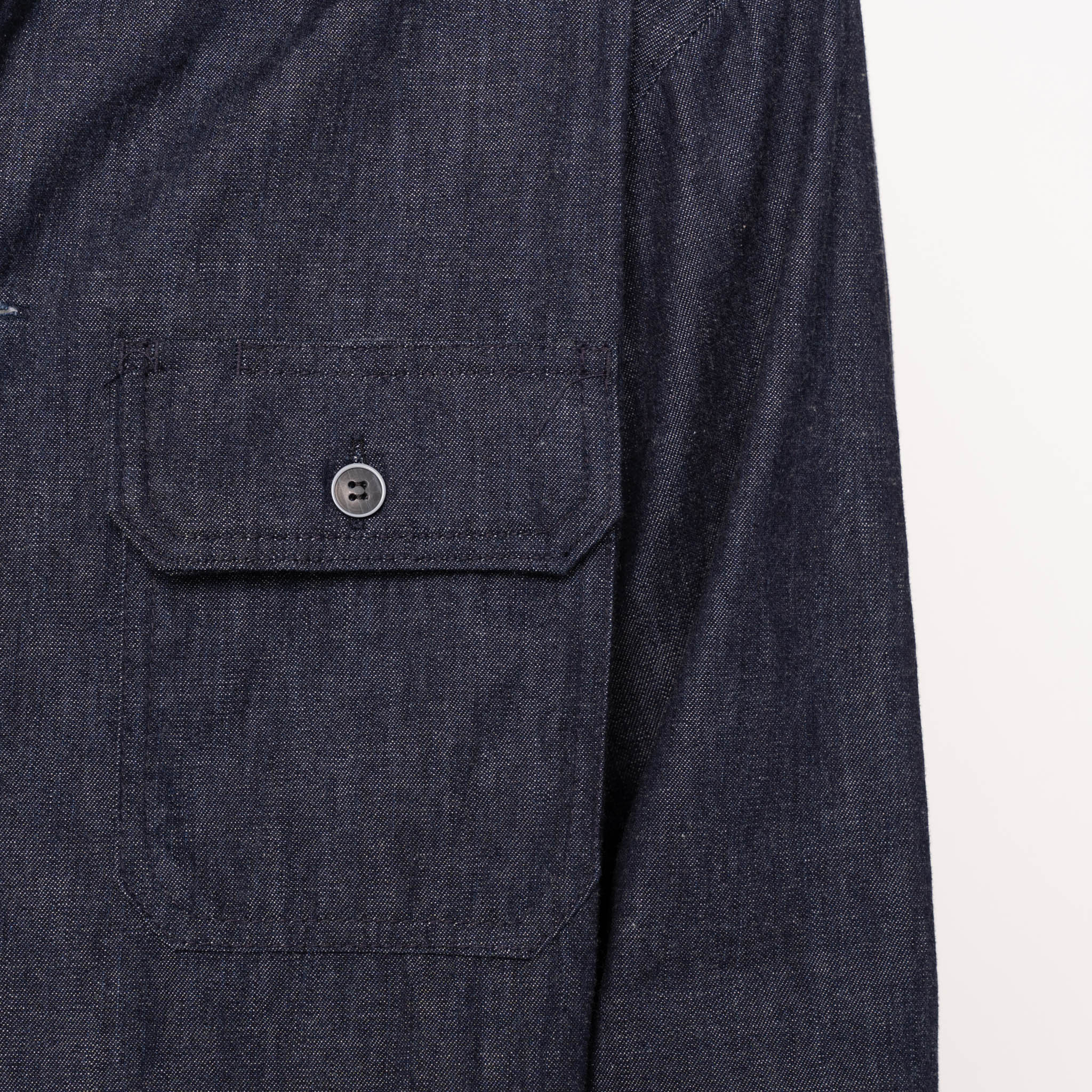 Work Shirt - 10oz Rinsed Denim - Image 6