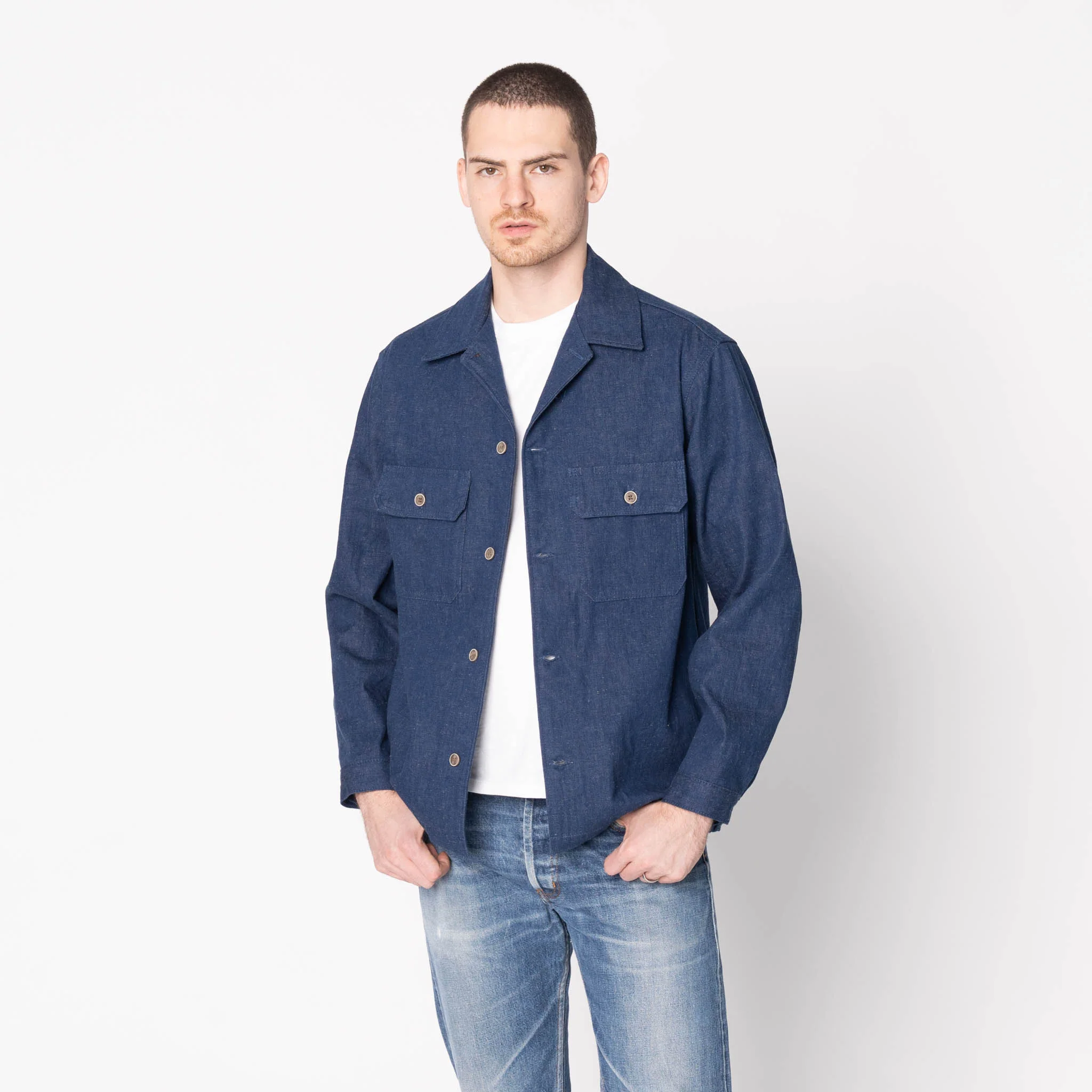 Work Shirt - 9.7oz 2/1 Nep Denim - Image 2