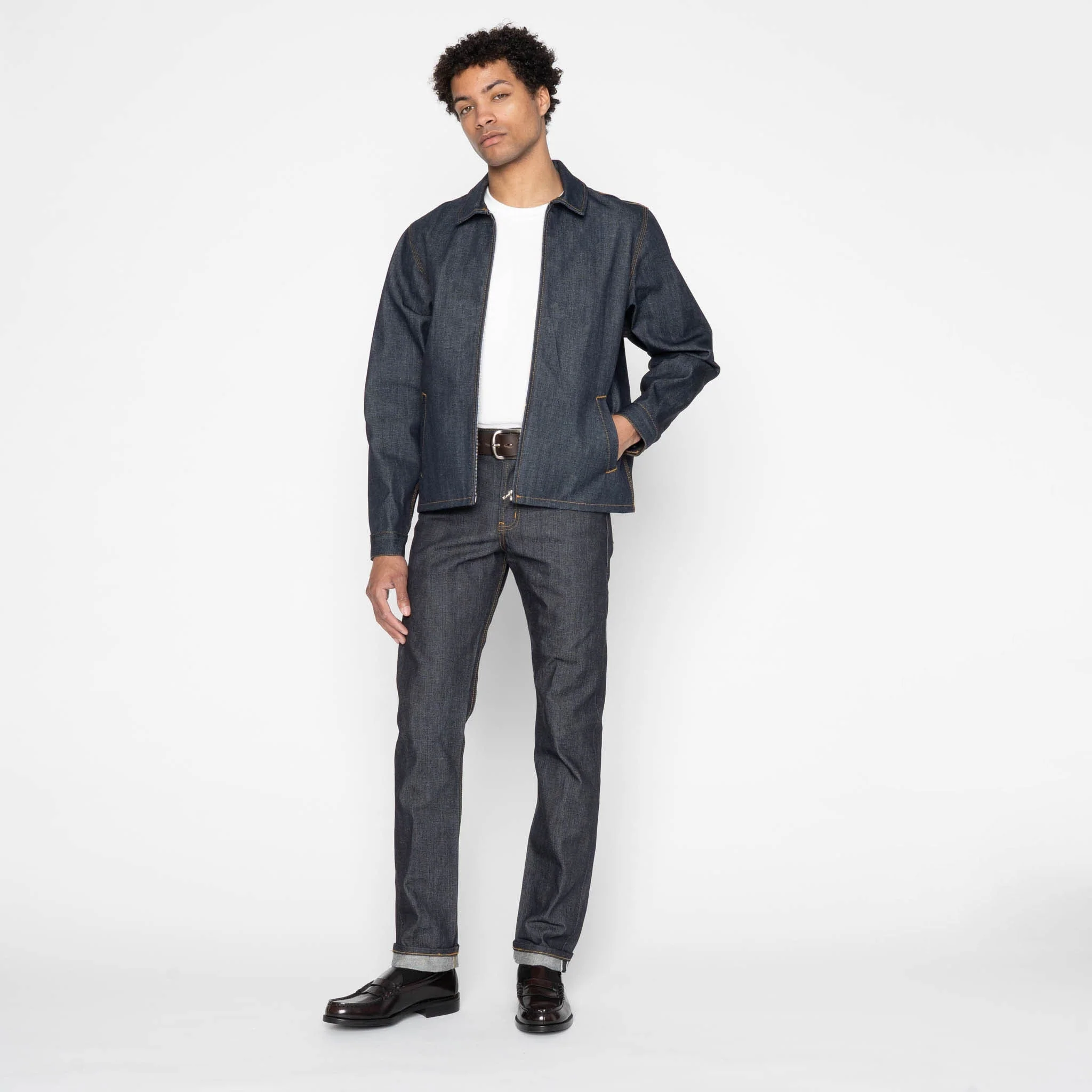 Zip Jacket - Left Hand Twill Denim - Image 6