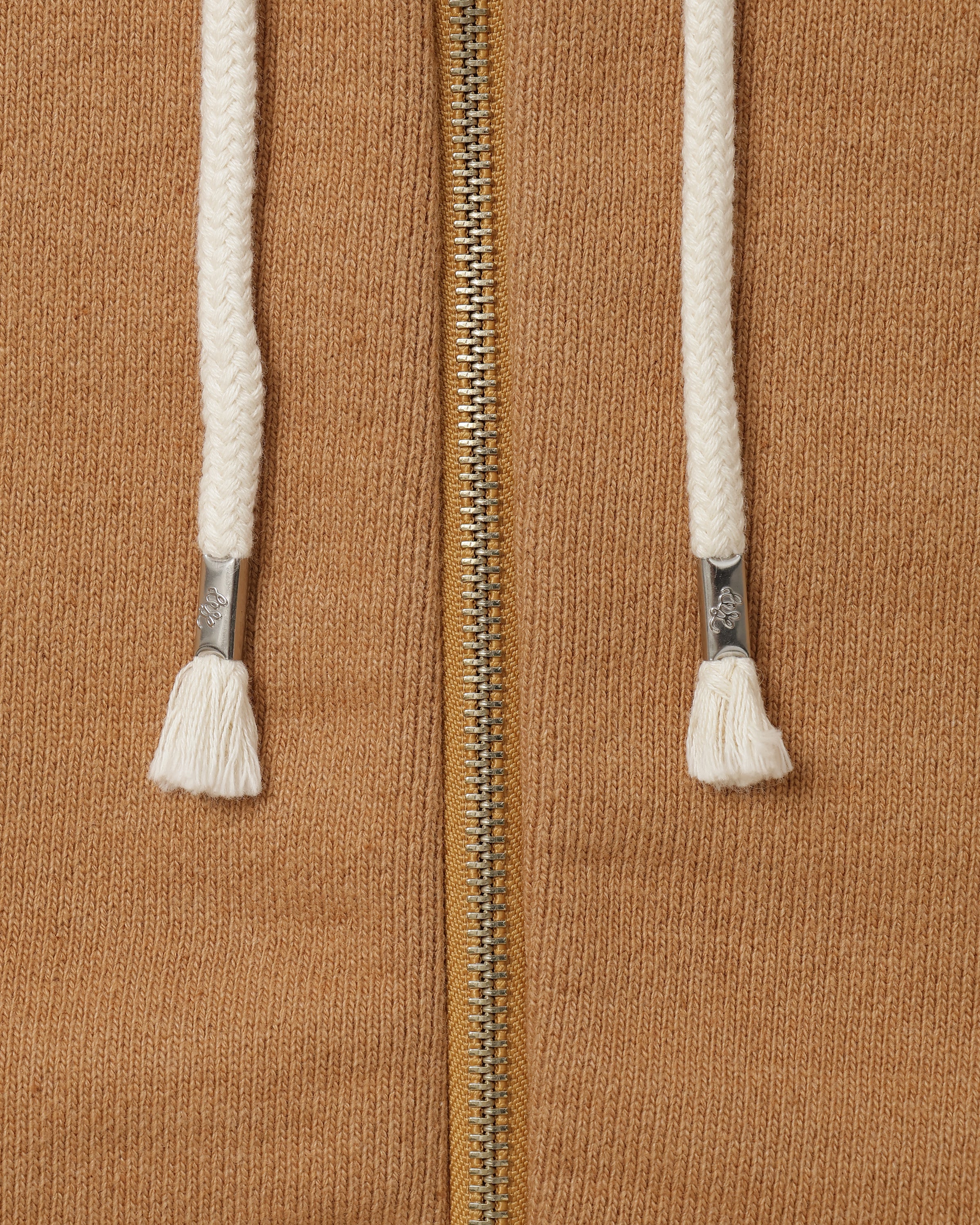Zip Hoodie - Foxfibre® Double Heavyweight French Terry - Coyote 80 - Image 4