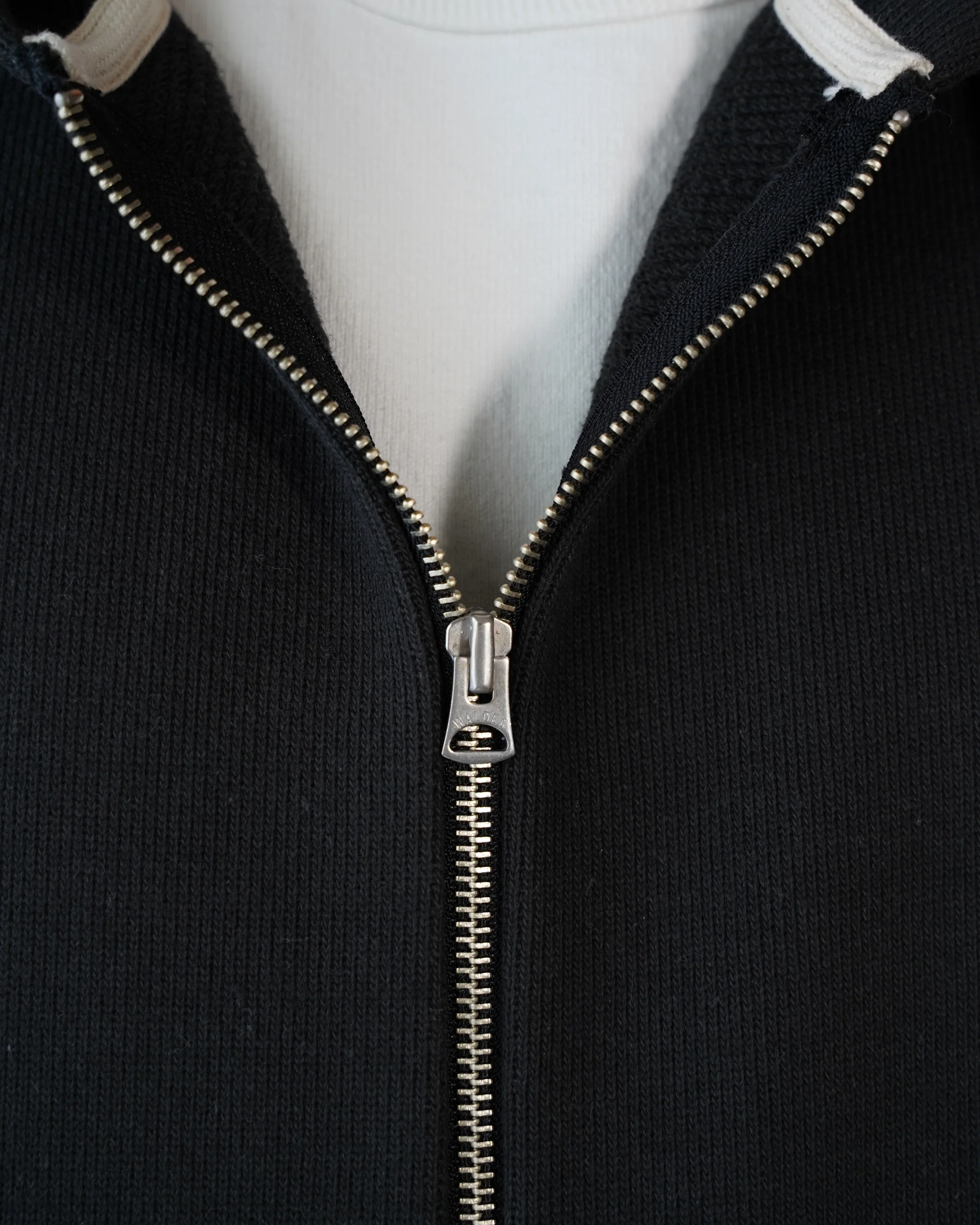Zip Hoodie - 876gsm Double Heavyweight French Terry - Sumi Black - Image 6