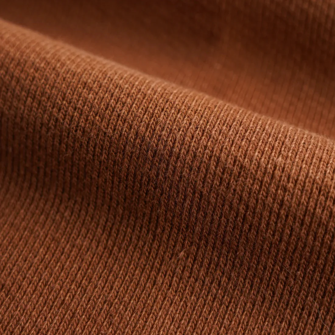 Zip Hoodie - Double Heavyeight French Terry - Rust - Image 8