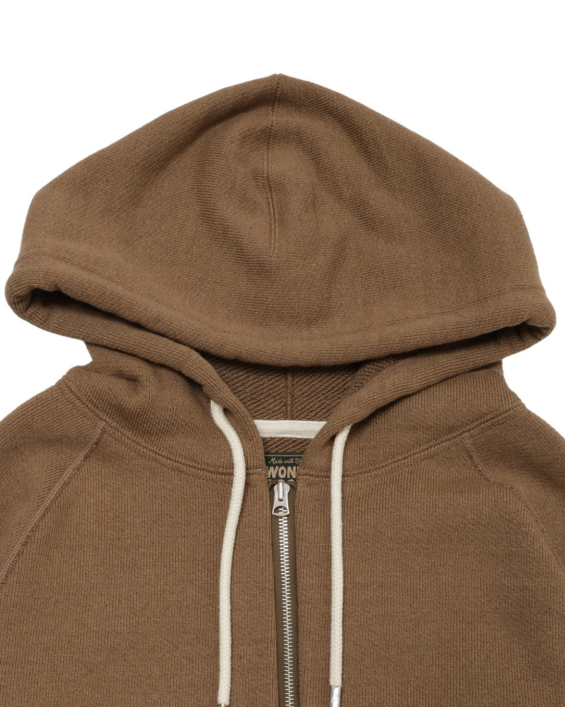 Zip Hoodie - Iron Mordant FoxFibre® Double Heavyweight French Terry - Image 3