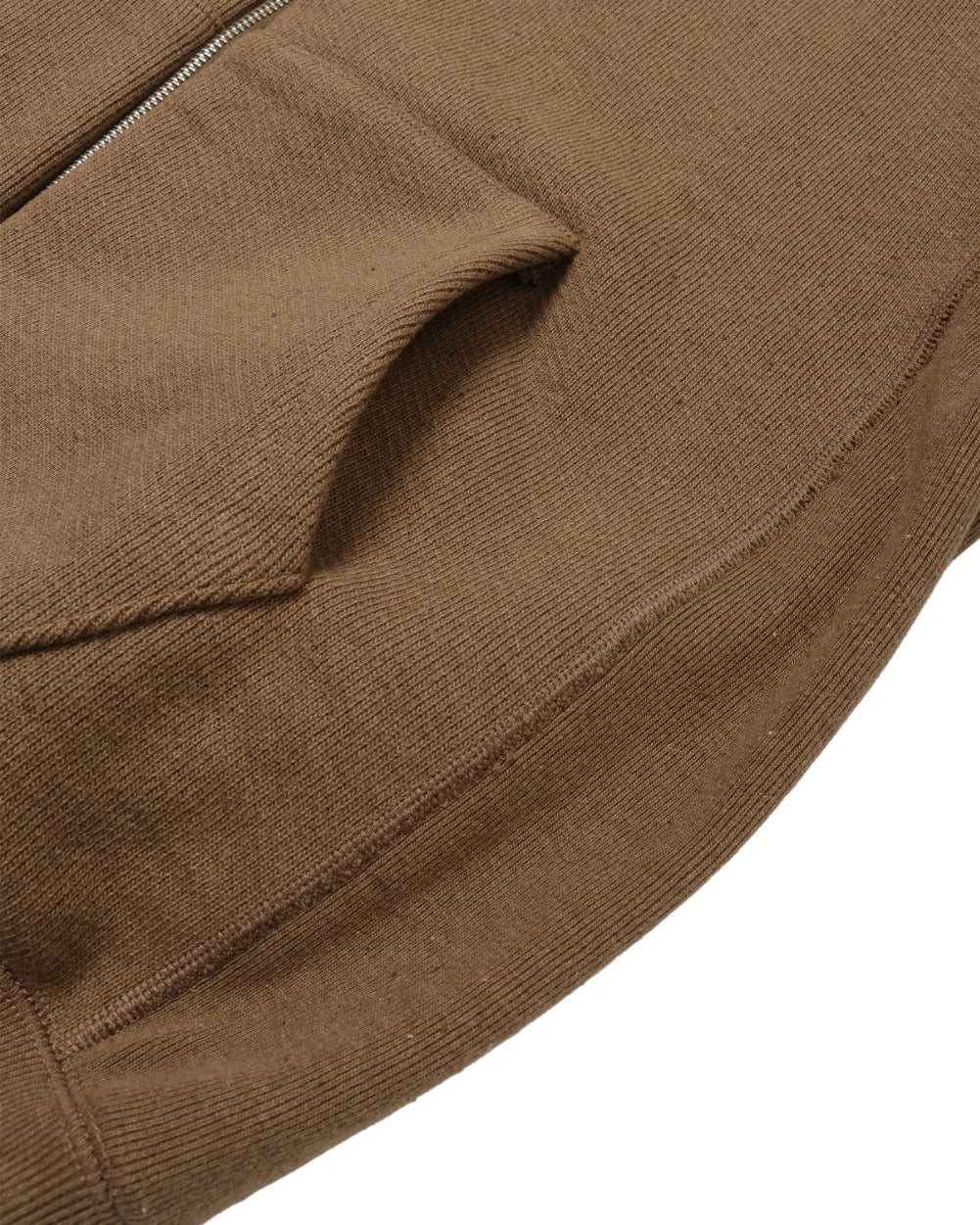 Zip Hoodie - Iron Mordant FoxFibre® Double Heavyweight French Terry - Image 4