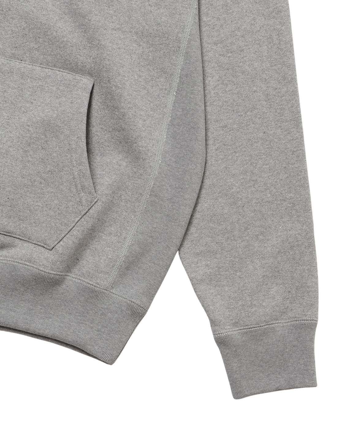 Zip Hoodie - Super Looper French Terry - Heather Grey - Image 4