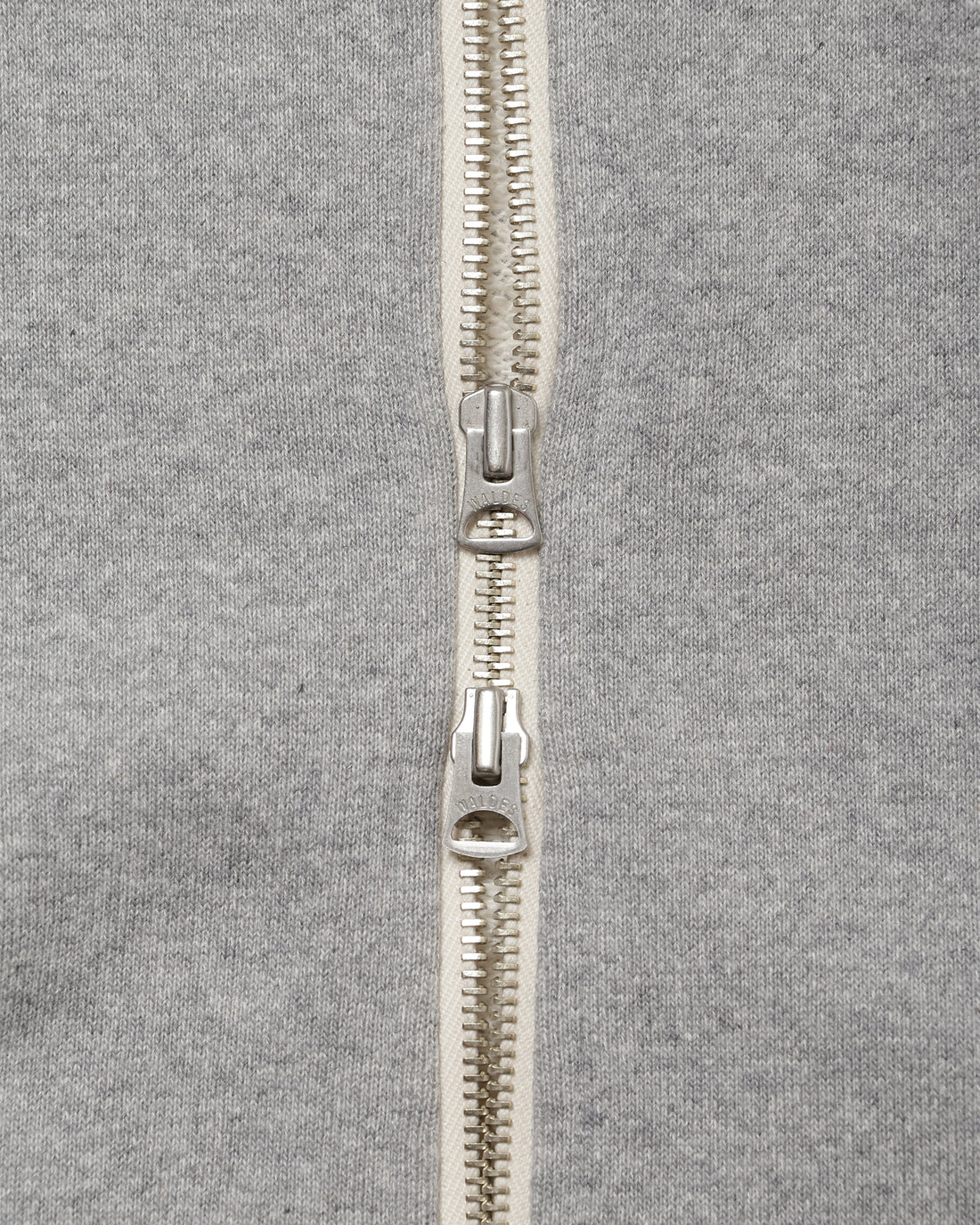 Zip Hoodie - Super Looper French Terry - Heather Grey - Image 6