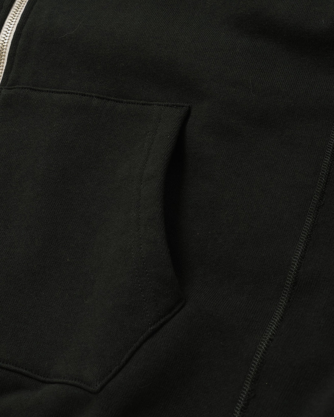 Zip Hoodie - Super Looper French Terry - Sumi - Image 4